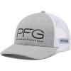 Columbia Unisex PFG Hooks Mesh Ball Cap, Cool Grey Heather/Black, Large/X-Large