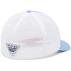 Columbia Unisex-Adult PFG Statetriot Mesh Ball Cap(Agate Blue/Red Spark/Usa Patch)