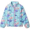 Columbia Youth Girls Benton Springs II Printed Fleece(Aquamarine Uninature)