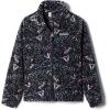 Columbia Youth Girls Benton Springs II Printed Fleece(Black Folk Floral Print)