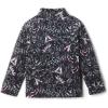 Columbia Youth Girls Benton Springs II Printed Fleece(Black Folk Floral Print)