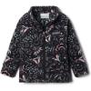 Columbia Youth Girls Benton Springs II Printed Fleece(Black Folk Floral Print)