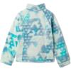 Columbia Youth Girls Benton Springs II Printed Fleece(Bright Aqua Distant Peaks)