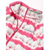 Columbia Youth Girls Benton Springs II Printed Fleece(Cactus Pink Striped Peaks)