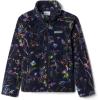 Columbia Youth Girls Benton Springs II Printed Fleece(Dark Nocturnal Art Bouquet Multi)