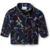 Columbia Youth Girls Benton Springs II Printed Fleece(Dark Nocturnal Art Bouquet Multi)