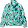 Columbia Youth Girls Benton Springs II Printed Fleece(Electric Turquoise Scrap Floral)
