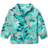 Columbia Youth Girls Benton Springs II Printed Fleece(Electric Turquoise Scrap Floral)