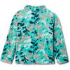 Columbia Youth Girls Benton Springs II Printed Fleece(Electric Turquoise Scrap Floral)