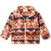 Columbia Youth Girls Benton Springs II Printed Fleece(Peach Blossom Checkpoint)