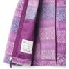 Columbia Youth Girls Benton Springs II Printed Fleece(Plum Fair Isle Dot Print)