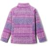 Columbia Youth Girls Benton Springs II Printed Fleece(Plum Fair Isle Dot Print)