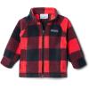 Columbia Youth Girls Benton Springs II Printed Fleece(Red Lily Check)