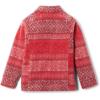 Columbia Youth Girls Benton Springs II Printed Fleece(Red Lily Fair Isle Dot Print)