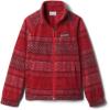 Columbia Youth Girls Benton Springs II Printed Fleece(Red Lily Fair Isle Dot Print)