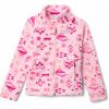 Columbia Youth Girls Benton Springs II Printed Fleece(Satin Pink Peaked)