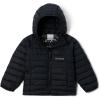 Columbia baby-girls Powder Lite II Hooded Jacket(Black)