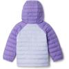 Columbia baby-girls Powder Lite II Hooded Jacket(Snowdrift/Paisley Purple)
