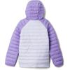 Columbia baby-girls Powder Lite II Hooded Jacket(Snowdrift/Paisley Purple)