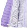 Columbia baby-girls Powder Lite II Hooded Jacket(Snowdrift/Paisley Purple)