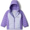 Columbia baby-girls Powder Lite II Hooded Jacket(Snowdrift/Paisley Purple)
