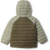Columbia baby-girls Powder Lite II Hooded Jacket(Stone Green/Safari)