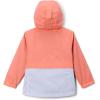 Columbia girls Rain-zilla II Jacket(Hot Coral/Snowdrift)