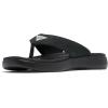 Columbia mens Pfg Boatside Flip Lea(Black/Black)