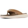 Columbia mens Pfg Boatside Flip Lea(Dark Truffle/Elk)
