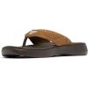 Columbia mens Pfg Boatside Flip Lea(Tundra/Light Brown)