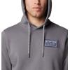 Columbia mens Pfg Castback Hoodie(City Grey/Nocturnal)