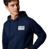 Columbia mens Pfg Castback Hoodie(Coll Navy/Pfg Woven Patch Americana)