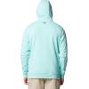 Columbia mens Pfg Castback Hoodie(Gulf Stream/Black)