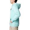 Columbia mens Pfg Castback Hoodie(Gulf Stream/Black)