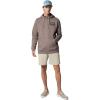 Columbia mens Pfg Castback Hoodie(Iron/Black)