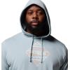 Columbia mens Pfg Diamond Fill Hoodie(Crushed Blue/Diamond Fill)
