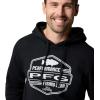 Columbia mens Pfg High Side Hoodie(Black/High Side Simple Bass)