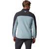 Columbia mens Pfg Uncharted Fleece Full Zip(Shark/Crushed Blue)
