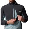 Columbia mens Pfg Uncharted Fleece Full Zip(Shark/Crushed Blue)