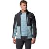 Columbia mens Pfg Uncharted Fleece Full Zip(Shark/Crushed Blue)
