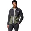 Columbia mens Pfg Uncharted Fleece Full Zip(Shark/Cypress)