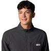 Columbia mens Pfg Uncharted Fleece Full Zip(Shark/Shark)