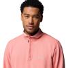 Columbia mens Slack Tide Quarter Zip(Melonade/Cool Grey)