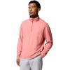 Columbia mens Slack Tide Quarter Zip(Melonade/Cool Grey)