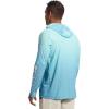 Columbia mens Terminal Deflector Zero II Hoodie(Blue Echo/Gulf Stream Gradient)