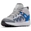 Columbia unisex-child Peakfreak Rush Mid Waterproof(Columbia Grey/Mountain Blue)