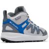 Columbia unisex-child Peakfreak Rush Mid Waterproof(Columbia Grey/Mountain Blue)