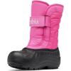 Columbia unisex-child Powderbug Snowlite Strap(Pink Ice/Satin Pink)