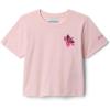 Columbia Girls La Poudre Pass Short Sleeve Tee(Satin Pink/Petal Power)