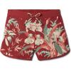 Dusty Crimson Magnolia Floral